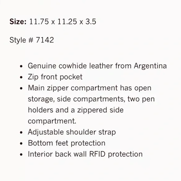 Osgoode Marley Jordyn N/S Zip Top Brown Distressed Leather Crossbody Purse RFID - Picture 15 of 15